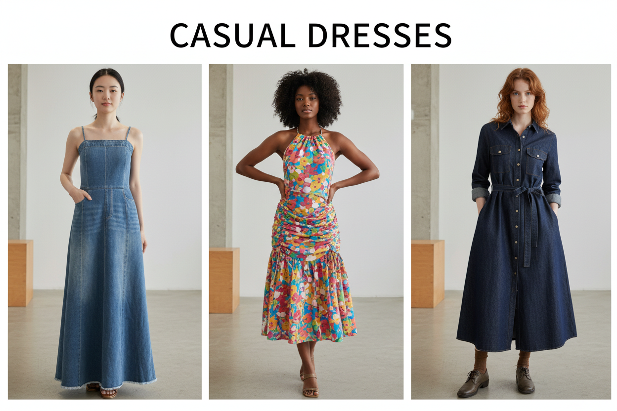 Casual Streetwear Dresses Collection - Women's Fashion 