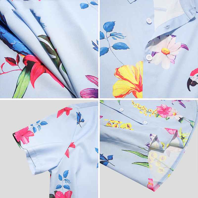 Shirt Streetwear Man For Hawaiian Fashion Beach - ETAclothes.store