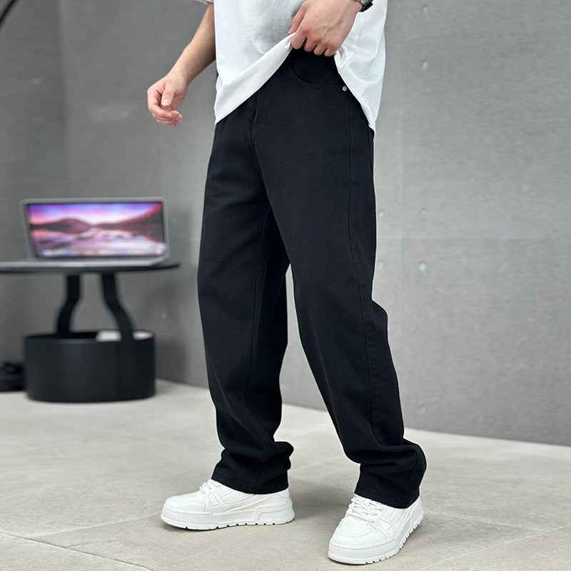 Men's Straight Wide-leg Pocket Jeans - ETAclothes.store