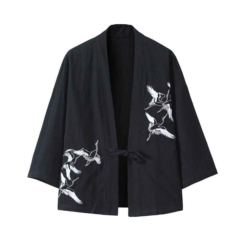 Kimono Robes Traditional Men Jackets Hip Hop Streetwear - ETAclothes.store