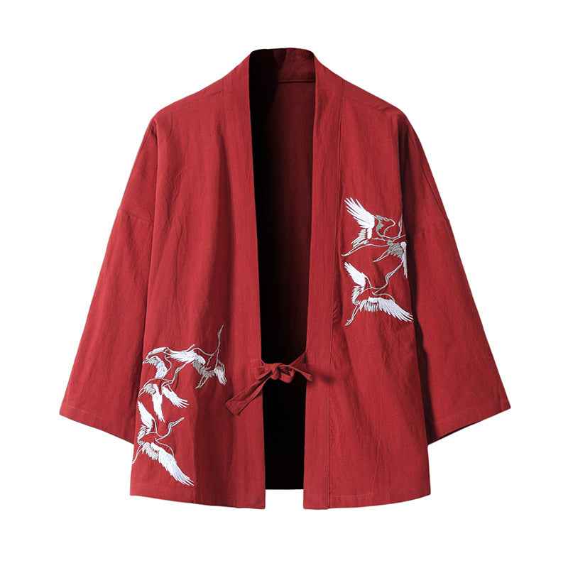 Kimono Robes Traditional Men Jackets Hip Hop Streetwear - ETAclothes.store