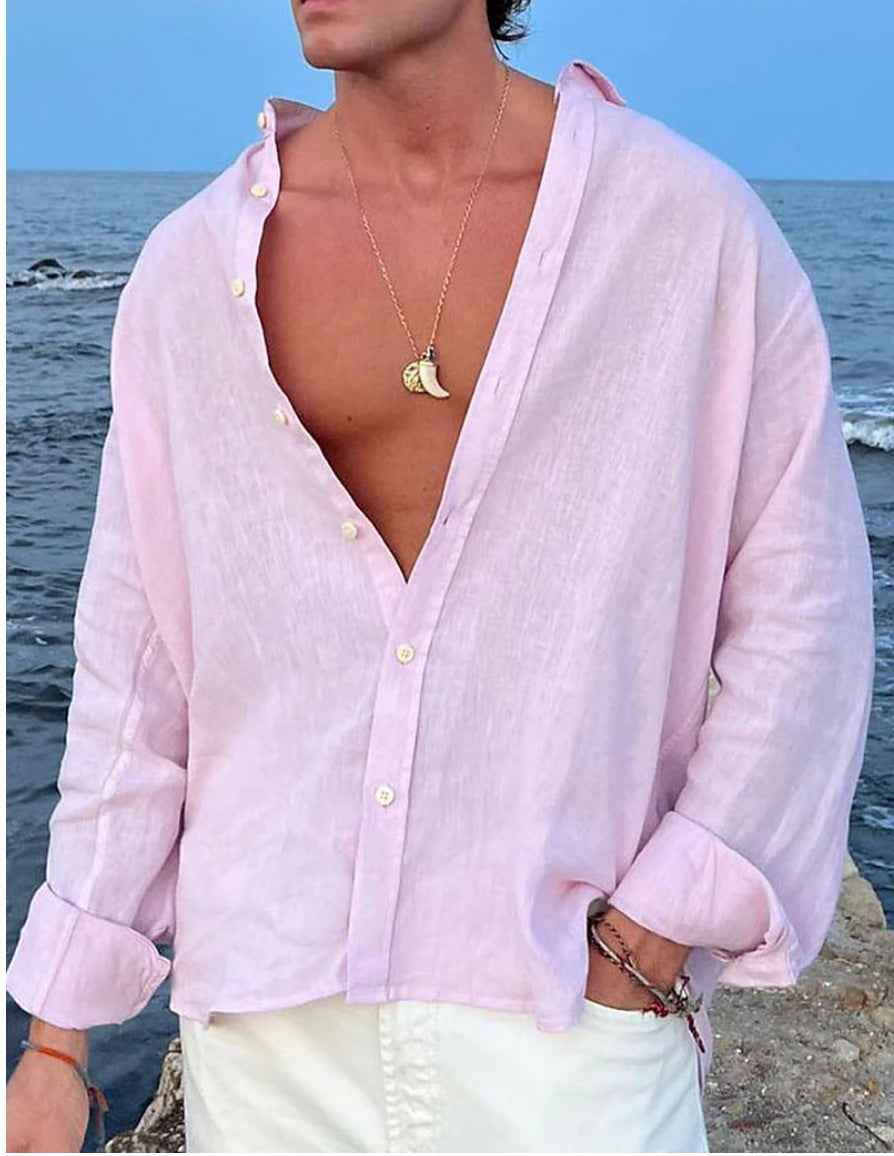 Men's Outdoor Daily Shirts, Holiday Streetwear, Basic Casual - ETAclothes.store