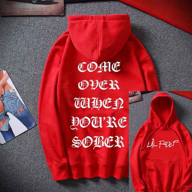 Cool Men Hip Hop Streetwear Top Cotton Fleece Sweatshirt - ETAclothes.store