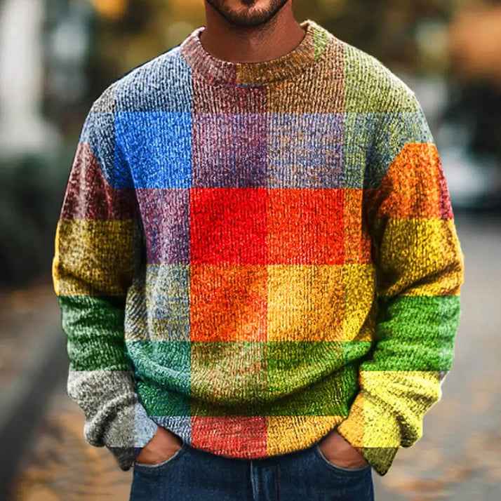 Mens Comfy Streetwear Top Made From Chunky Knit Fabric - ETAclothes.store