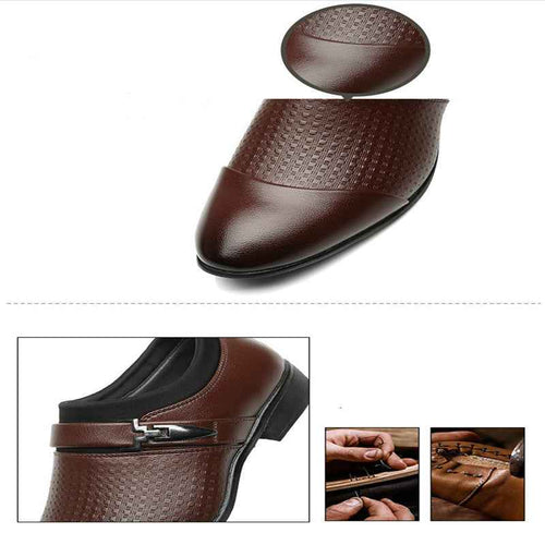 Business Formal Wear Men's Leather Shoes - ETAclothes.store