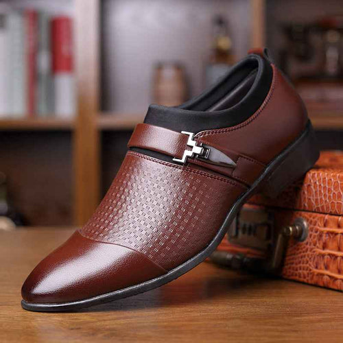 Business Formal Wear Men's Leather Shoes - ETAclothes.store