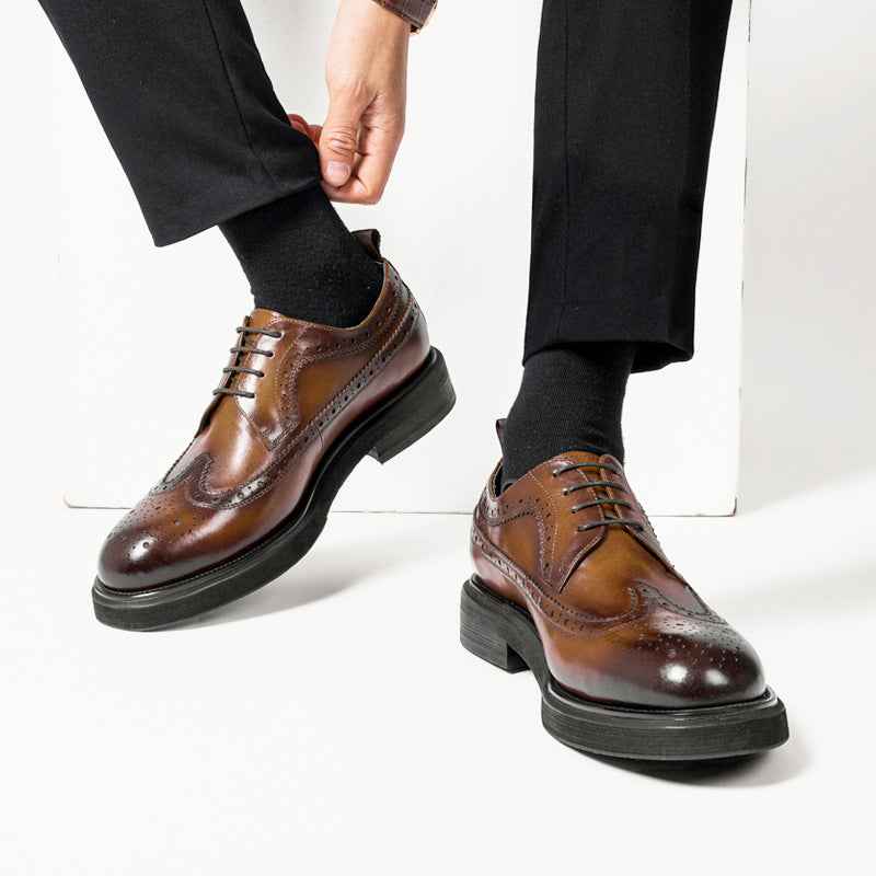 Business Casual Formal Wear Wear-resistant Leather Shoes - ETAclothes.store