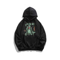 Hip Hop Streetwear Hoodie Sweatshirt Painting Dinosaur Letter Print - ETAclothes.store