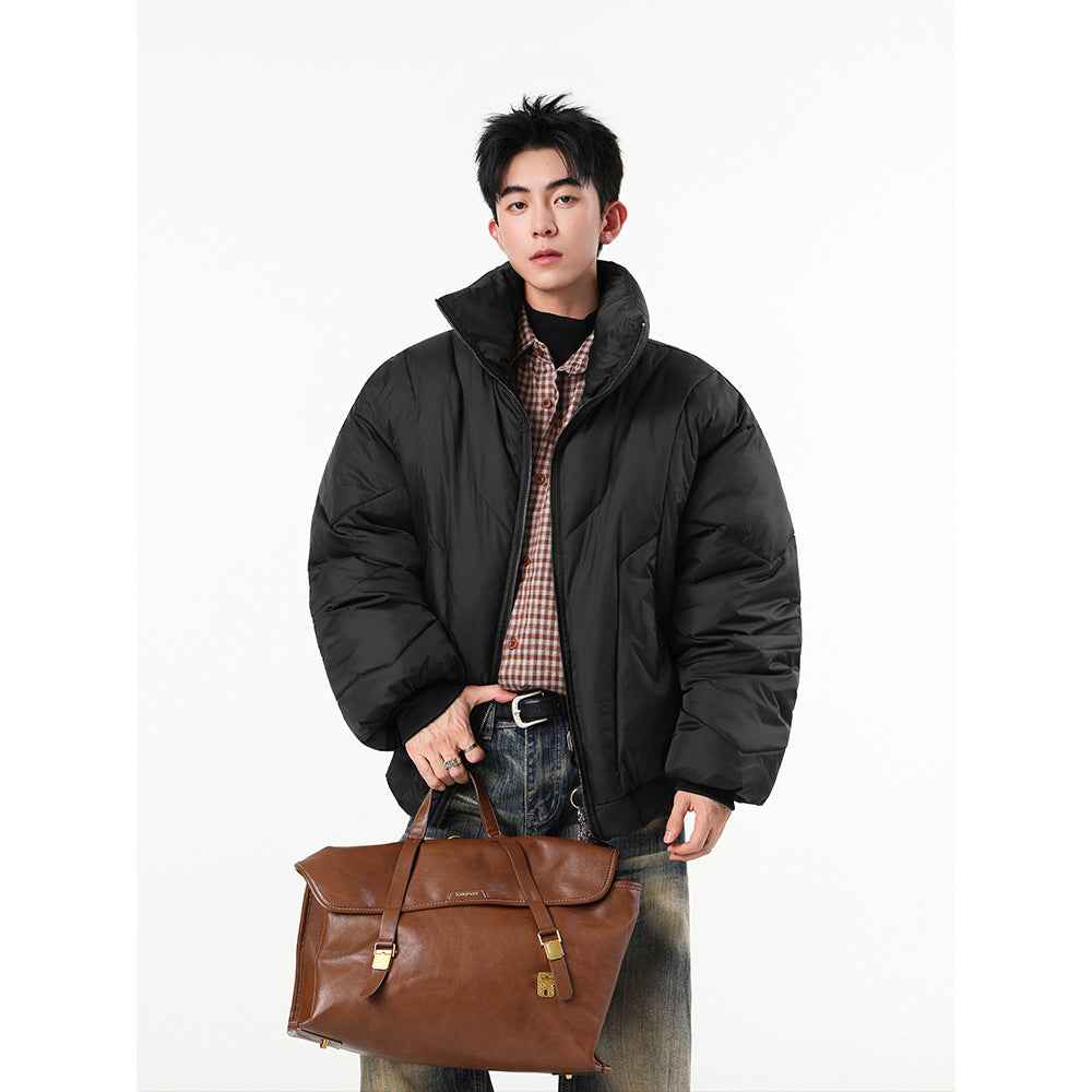 Mens High-neck Cotton Jacket - ETAclothes.store