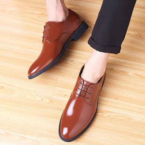 Men's Leather Shoes Business Formal Wear - ETAclothes.store