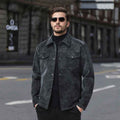 Jackets - Men's Casual Streetwear Leather Jacket - ETAclothes.store
