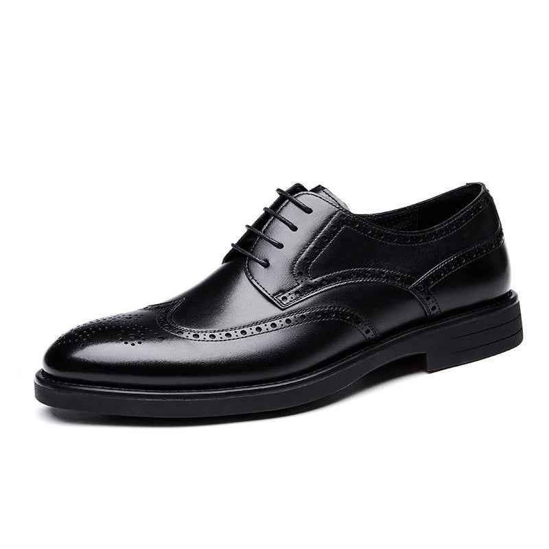 Men's Carving Brogue Business Formal Wear Leather Shoes - ETAclothes.store