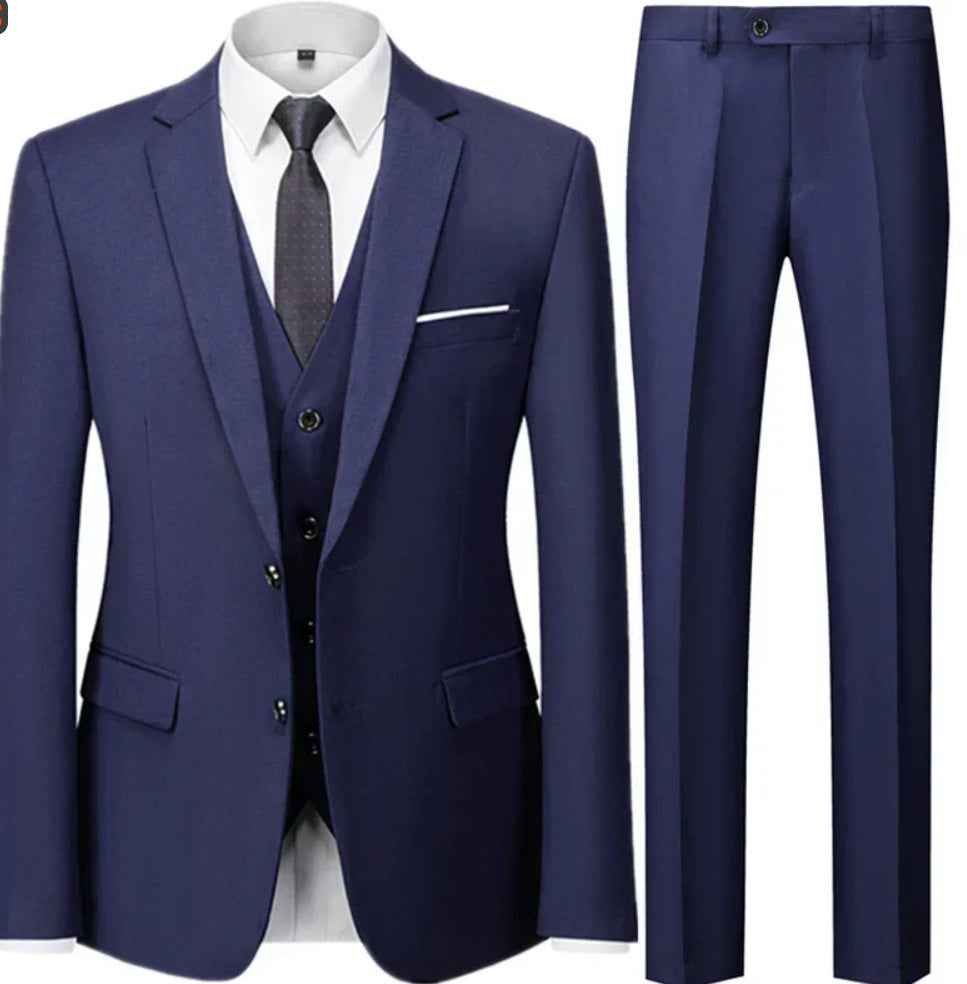 Men's Suit Three-piece Suit Business Wear Formal Wear - ETAclothes.store