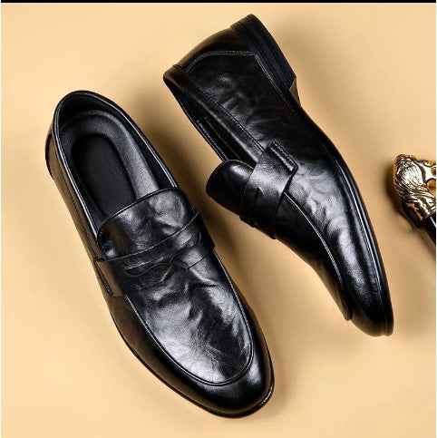 Business Formal Wear Leather Shoes Men - ETAclothes.store