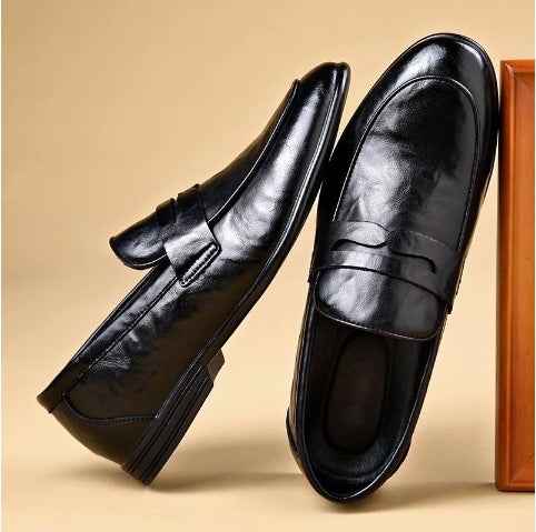 Business Formal Wear Leather Shoes Men - ETAclothes.store