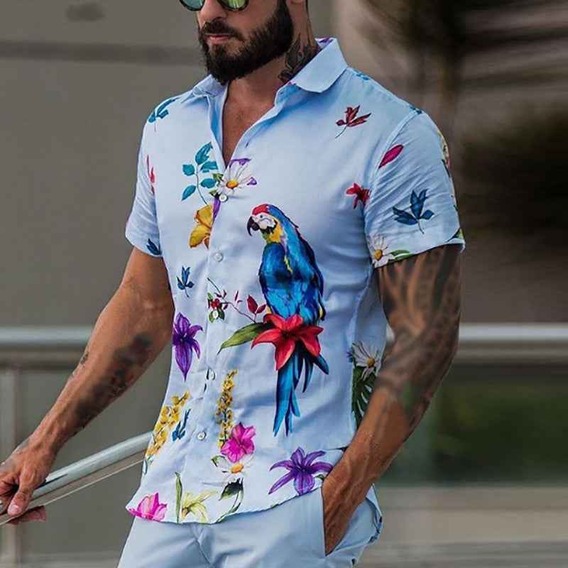 Shirt Streetwear Man For Hawaiian Fashion Beach - ETAclothes.store