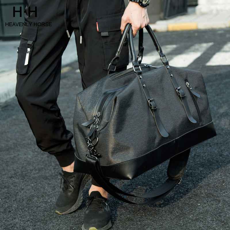 New Travel Luggage Bags High Capacity Bag Water Resistant Oxford Men Bag for Trip Black Casual Available Big Space Bag Travel - ETAclothes.store