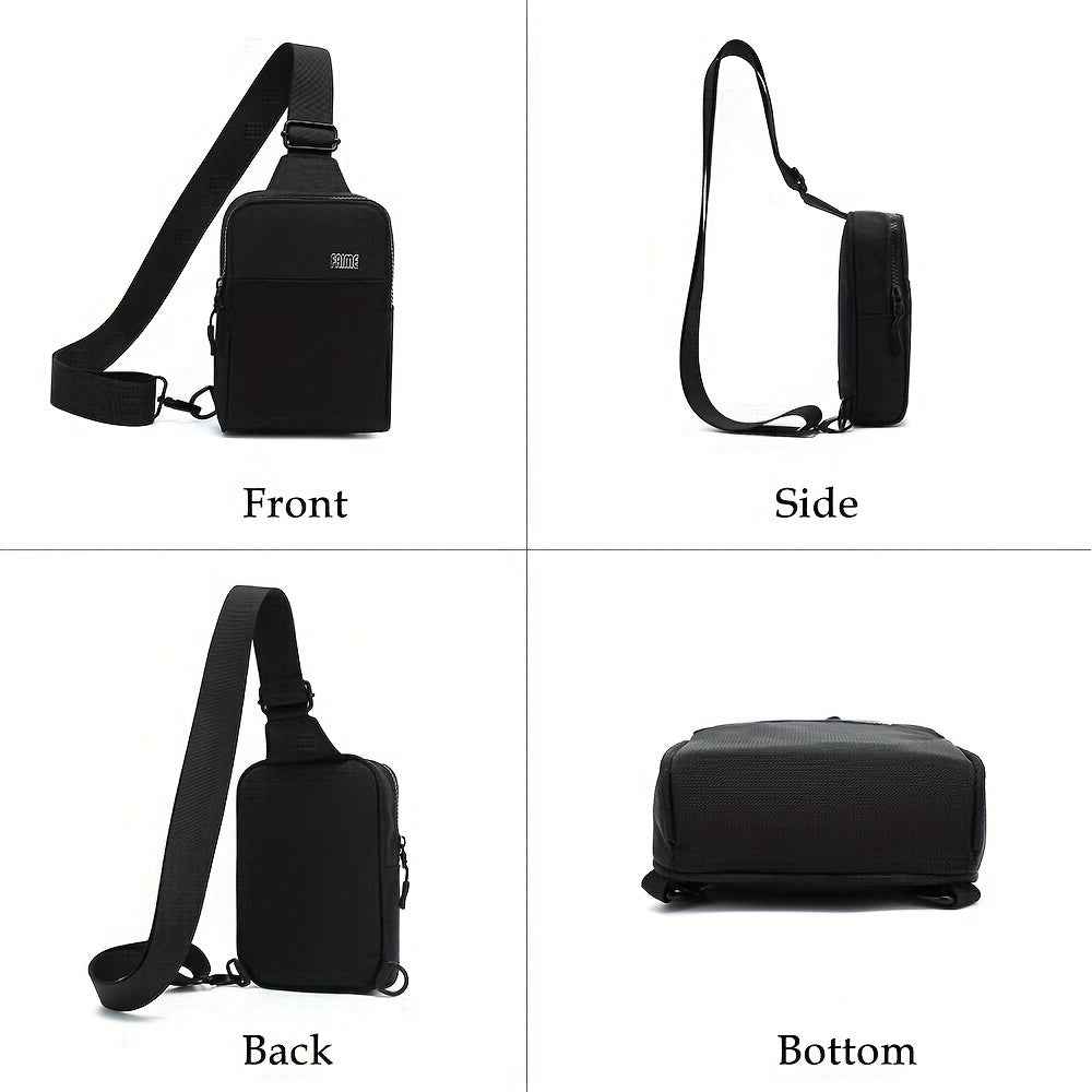 Small Crossbody Bags For Women & Men, Mini Sling Bag Fanny Packs Crossbody Purse, Chest Bag For Travelling, Hiking, Running -Black - ETAclothes.store