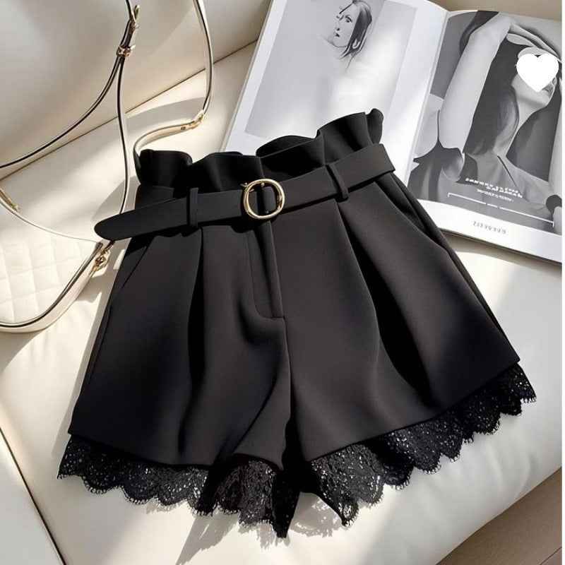 High-waisted Casual Shorts Cropped Pants For Petite Women - ETAclothes.store