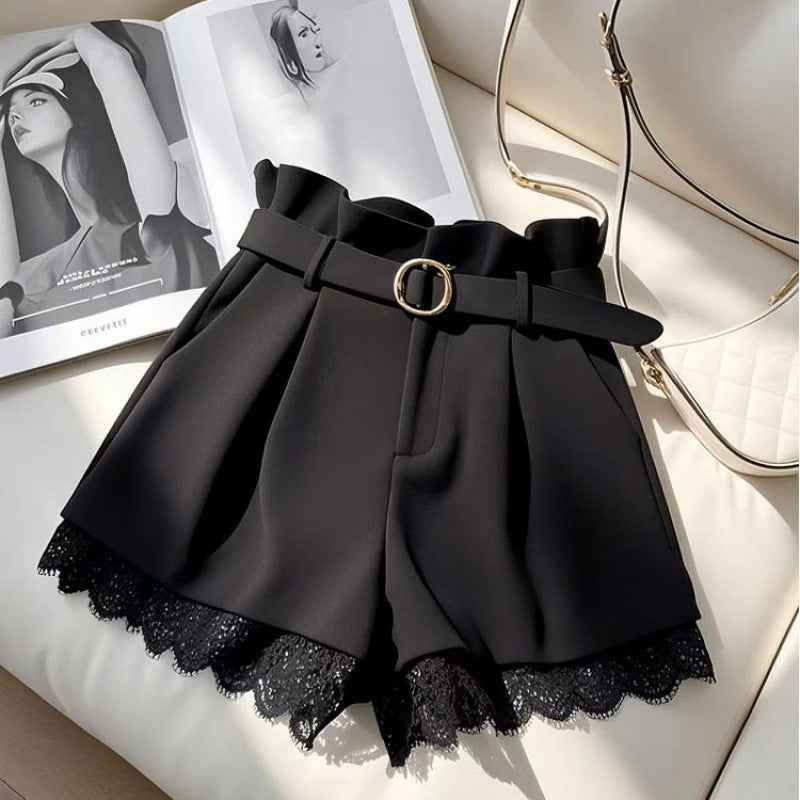 High-waisted Casual Shorts Cropped Pants For Petite Women - ETAclothes.store