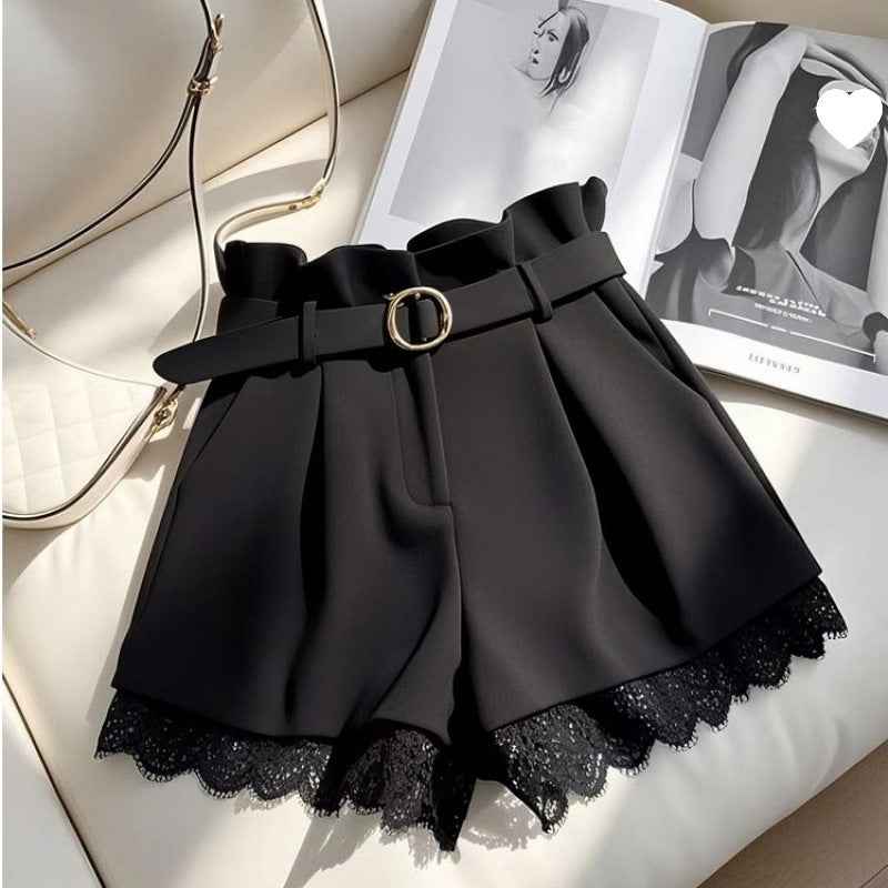 High-waisted Casual Shorts Cropped Pants For Petite Women - ETAclothes.store