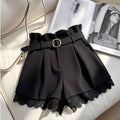High-waisted Casual Shorts Cropped Pants For Petite Women - ETAclothes.store