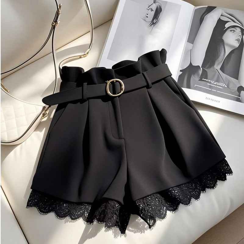 High-waisted Casual Shorts Cropped Pants For Petite Women - ETAclothes.store