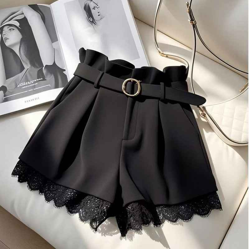 High-waisted Casual Shorts Cropped Pants For Petite Women - ETAclothes.store