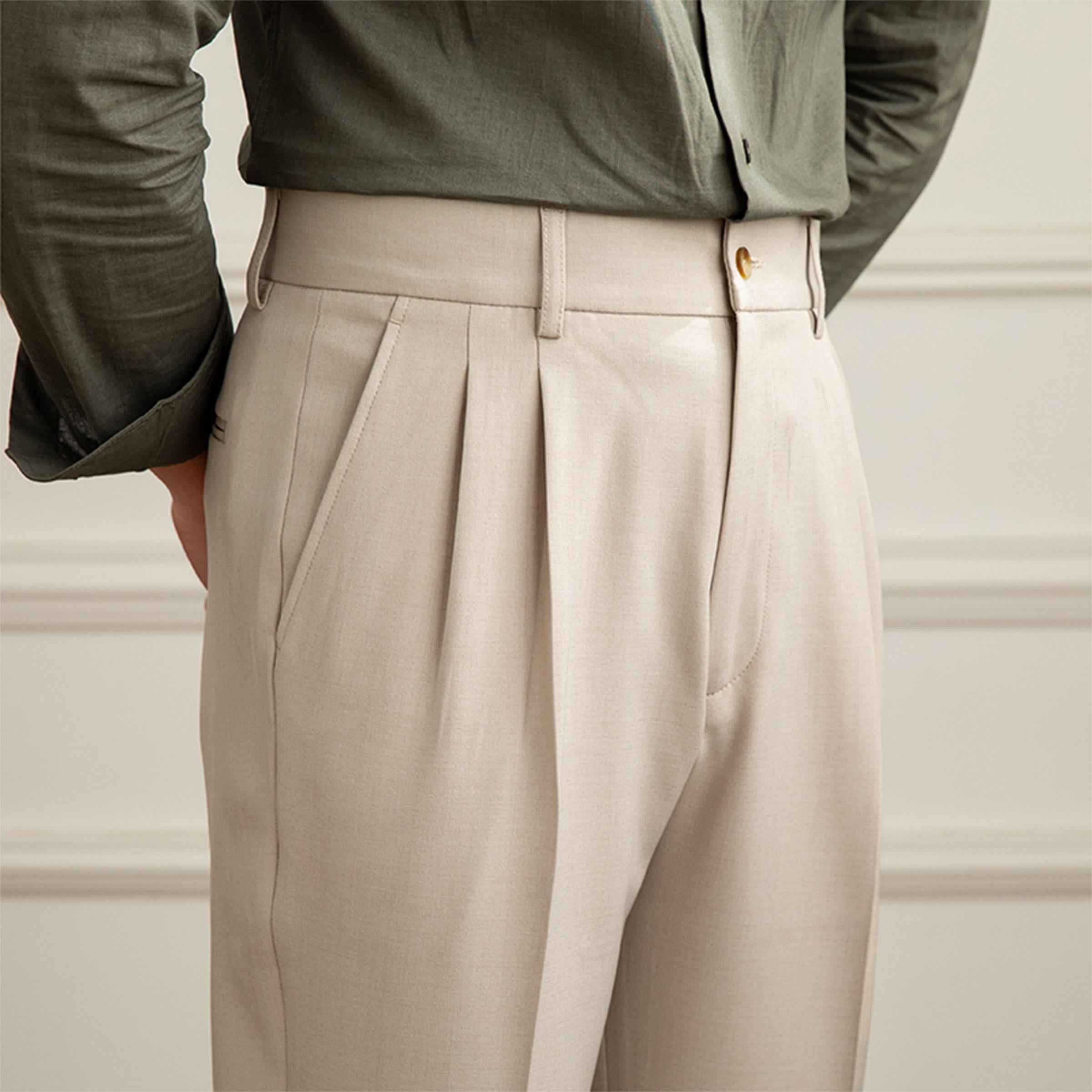 Men's Fashion British Business Formal Wear Casual Pants - ETAclothes.store