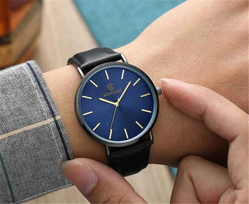 Men's Business Watch Fashion Simple Student Watch Three-Piece Quartz Belt Watch - ETAclothes.store
