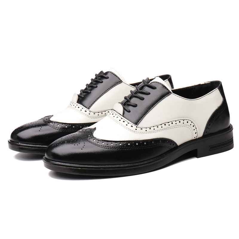 Business Formal Wear Casual Carved Men's Leather Shoes - ETAclothes.store