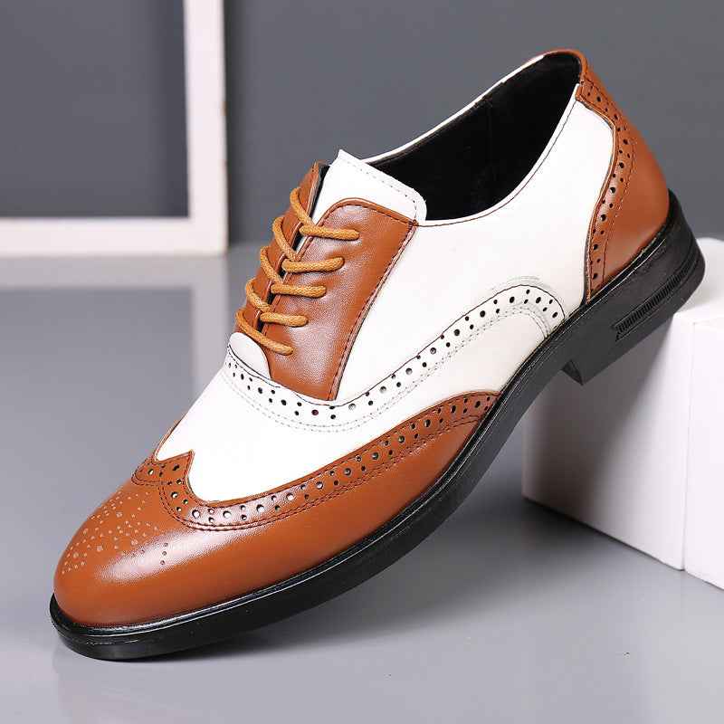 Business Formal Wear Casual Carved Men's Leather Shoes - ETAclothes.store
