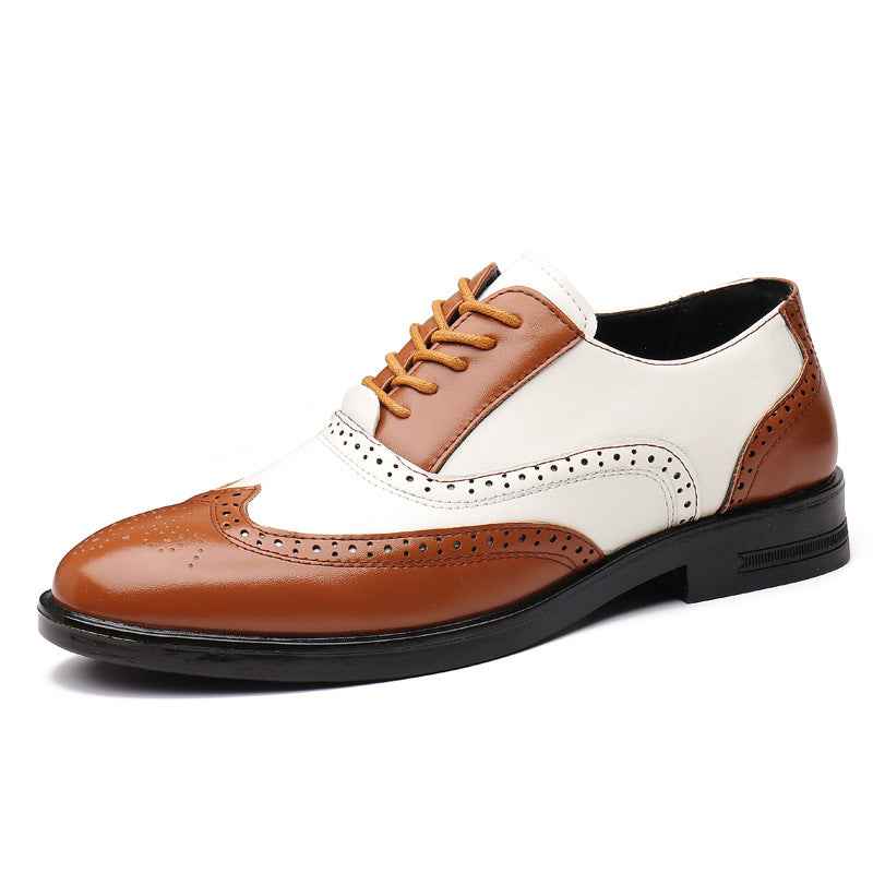 Business Formal Wear Casual Carved Men's Leather Shoes - ETAclothes.store