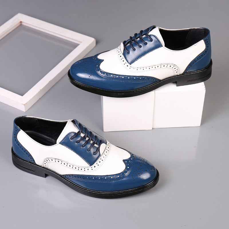 Business Formal Wear Casual Carved Men's Leather Shoes - ETAclothes.store