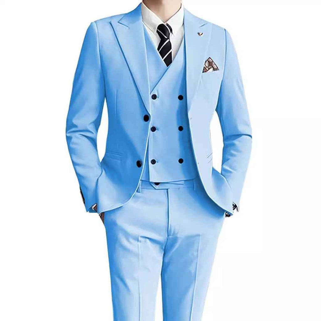 Men's Suit Set Three-Piece Suit Formal Wear - ETAclothes.store