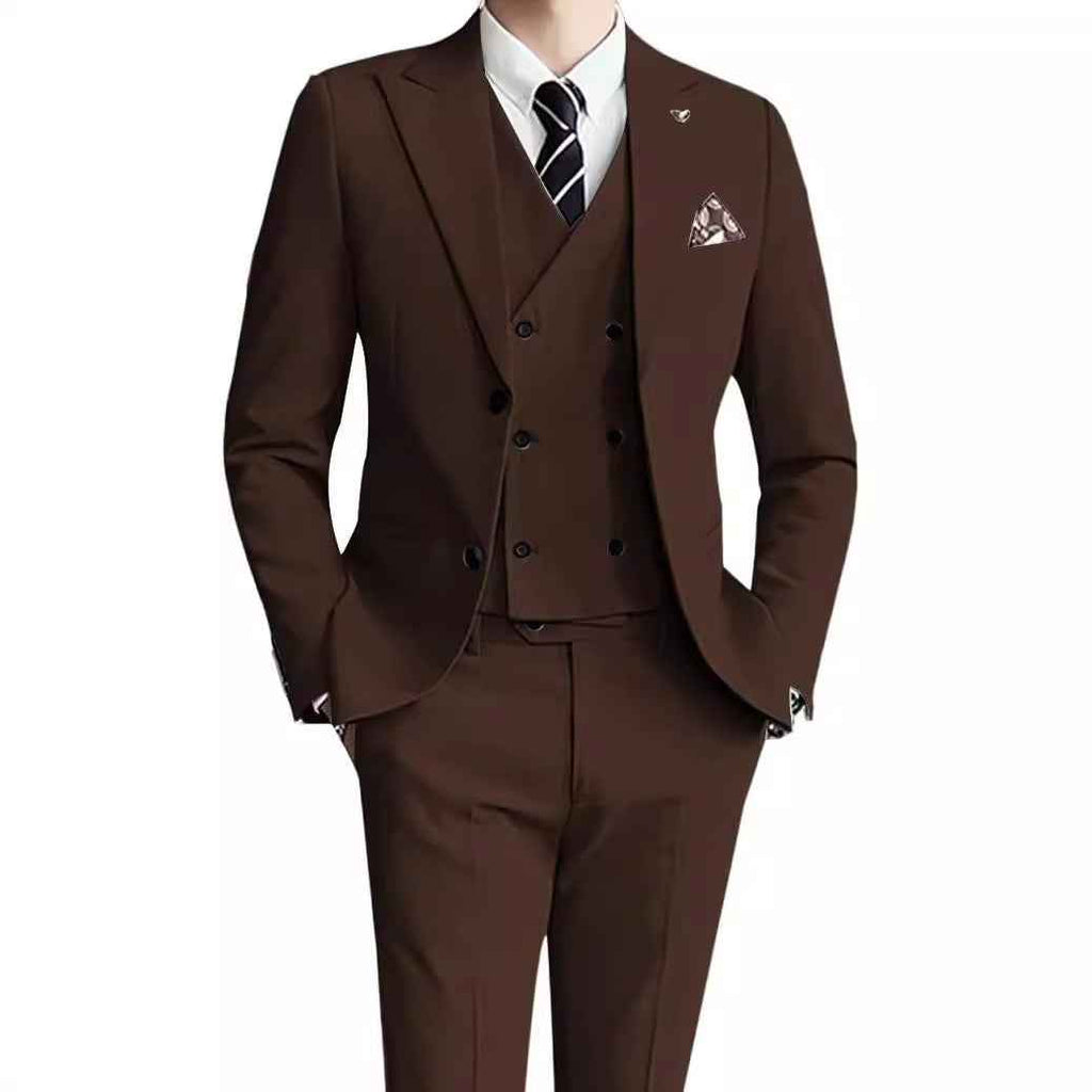 Men's Suit Set Three-Piece Suit Formal Wear - ETAclothes.store