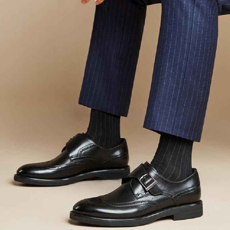 Men's Carving Brogue Business Formal Wear Leather Shoes - ETAclothes.store