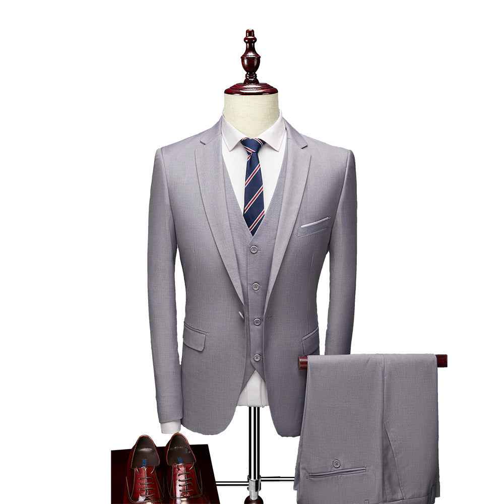 Men's Suit Three-piece Suit Business Wear Formal Wear - ETAclothes.store