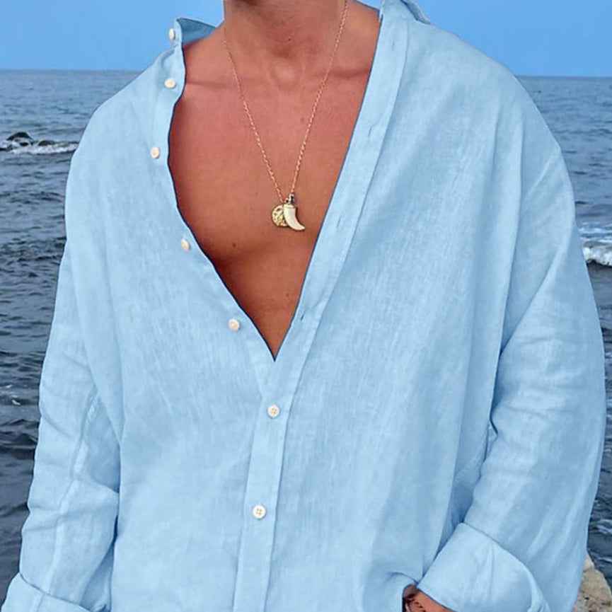 Men's Outdoor Daily Shirts, Holiday Streetwear, Basic Casual - ETAclothes.store