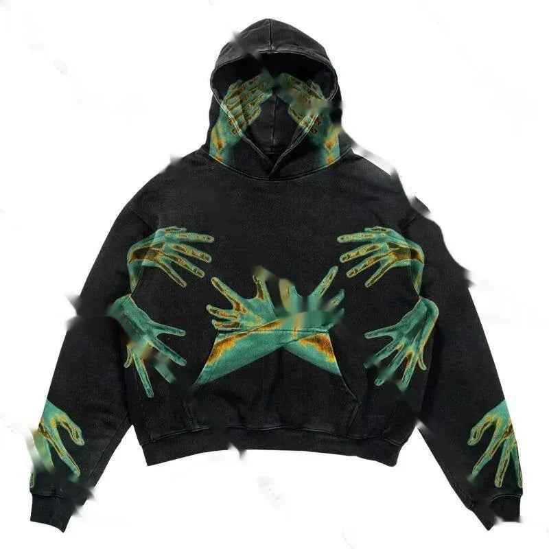 Letter Streetwear Hoodie Sweatshirt High Street Hoodie - ETAclothes.store