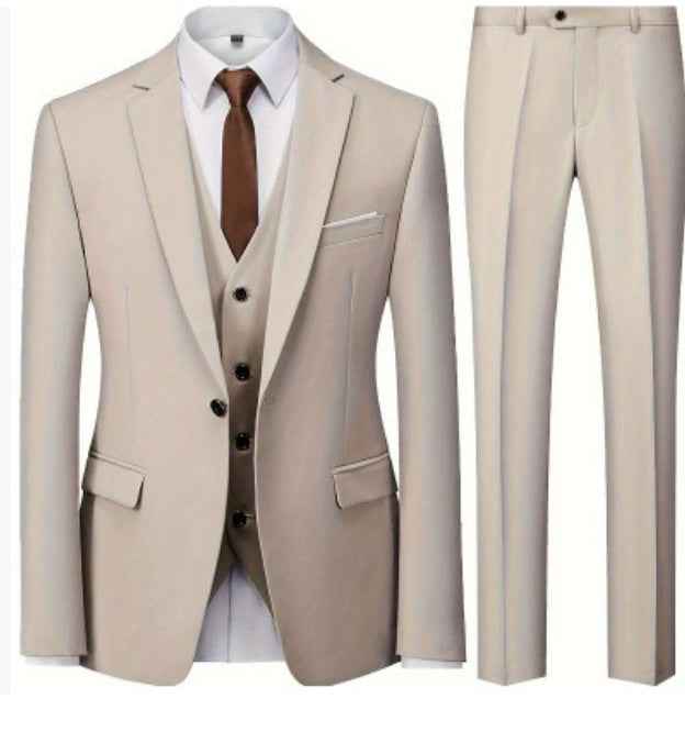 Men's Suit Three-piece Suit Business Wear Formal Wear - ETAclothes.store