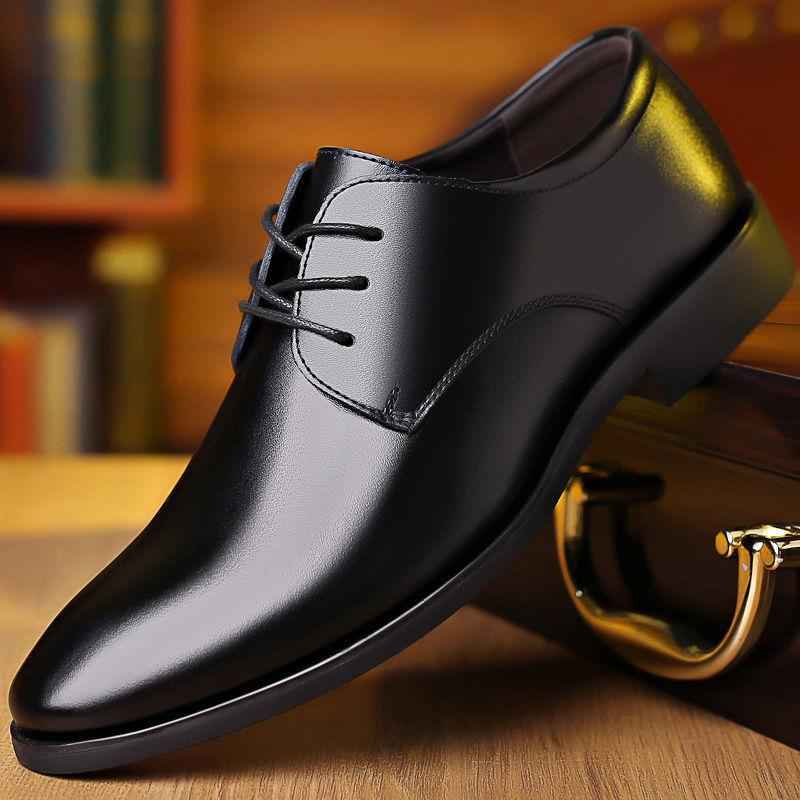 Men's Leather Shoes Business Formal Wear - ETAclothes.store