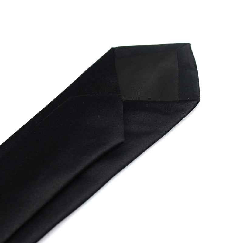 Casual Formal Wear Black Ultra-narrow 6cm Tie - ETAclothes.store