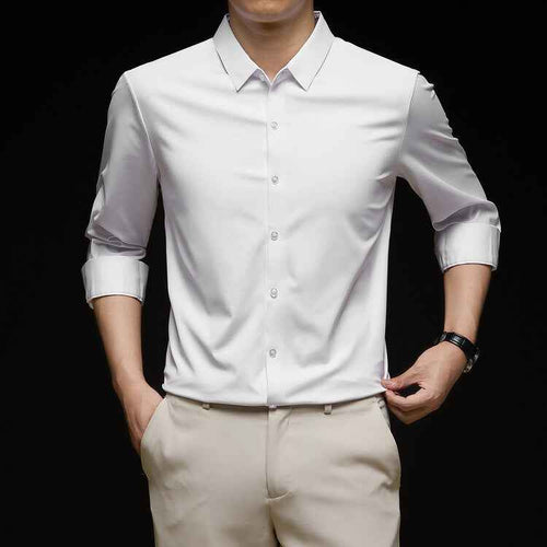 Business Formal Wear Autumn New Black Casual Shirt - ETAclothes.store