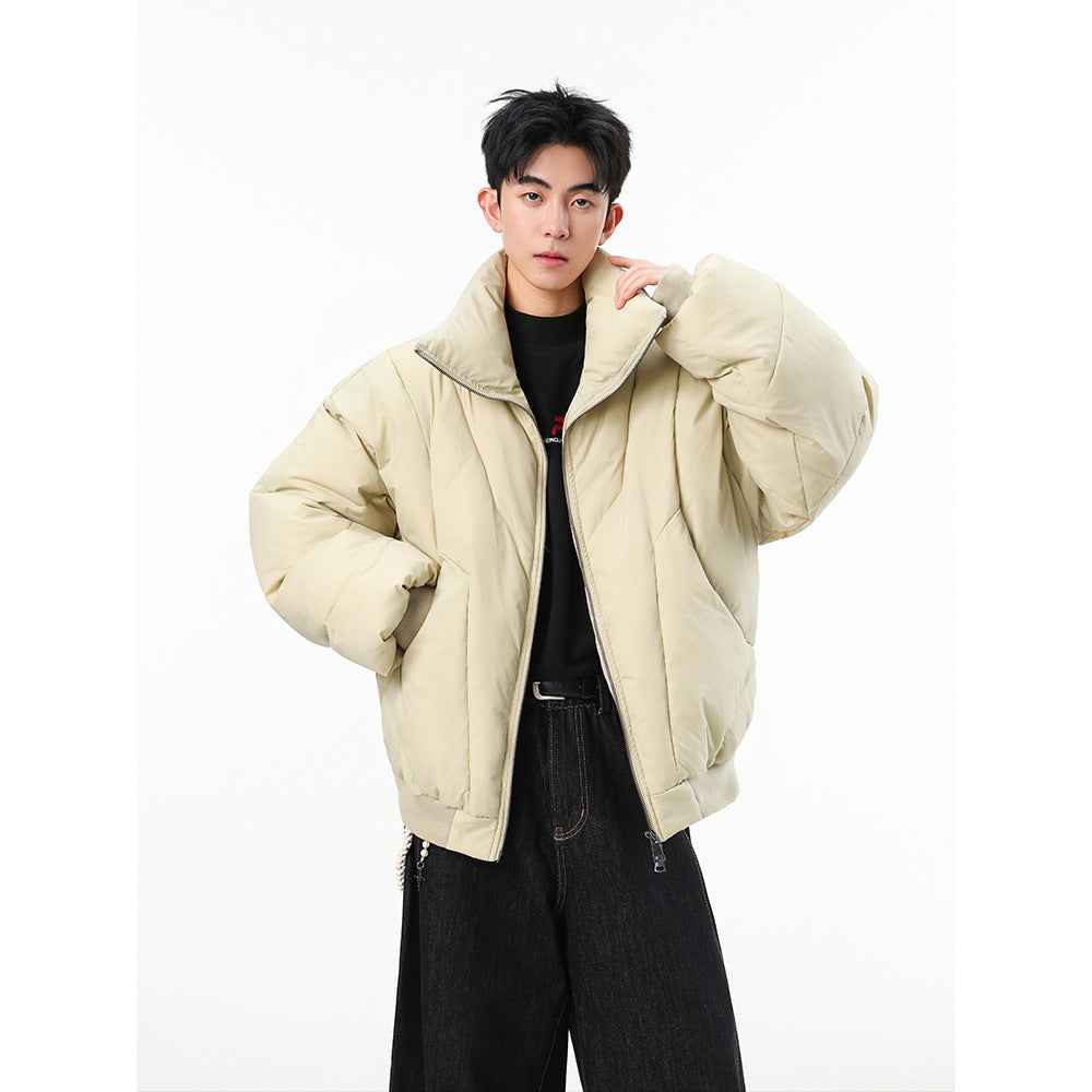 Mens High-neck Cotton Jacket - ETAclothes.store