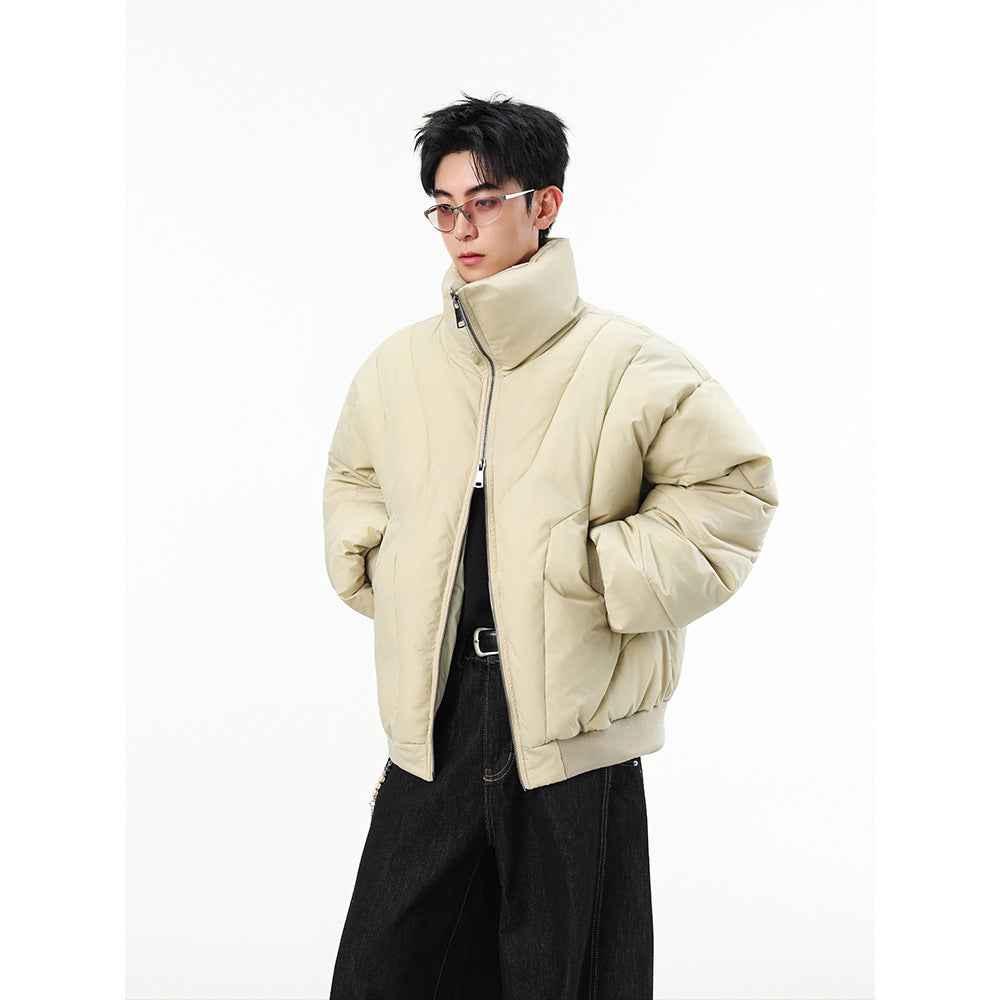 Mens High-neck Cotton Jacket - ETAclothes.store